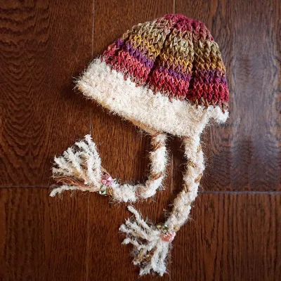 
Deepeel AP419 DIY Hand Knitted Material Cotton Knitting Yarn Braided Hat Thread Space Dye Yarn For Scarf 
