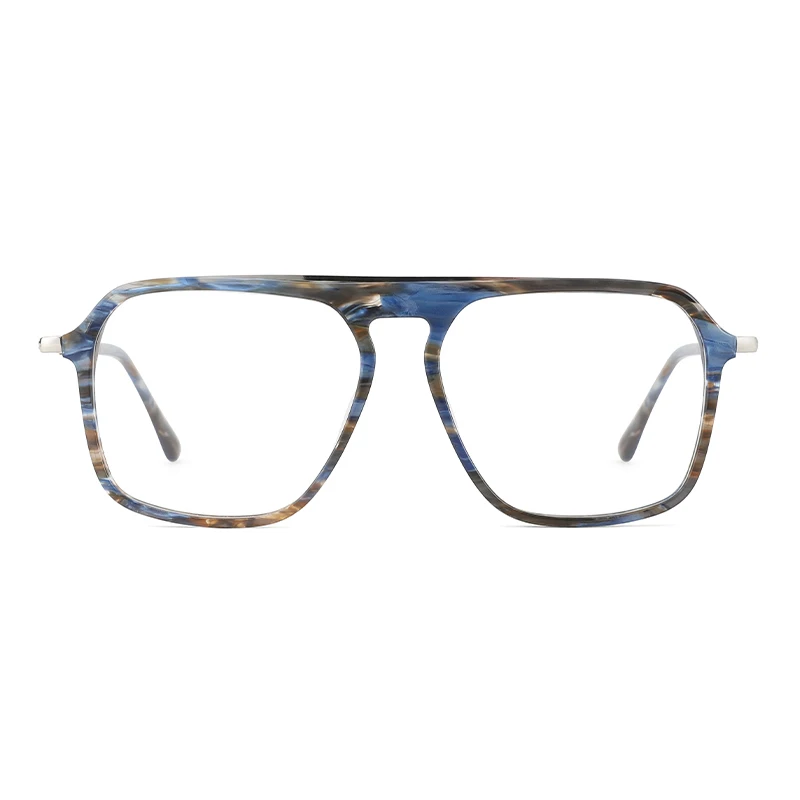 

YC Blue Light Optical Acetate Frame Eyeglasses Classic Metal Alloy Retro Optical Glasses For Unisex