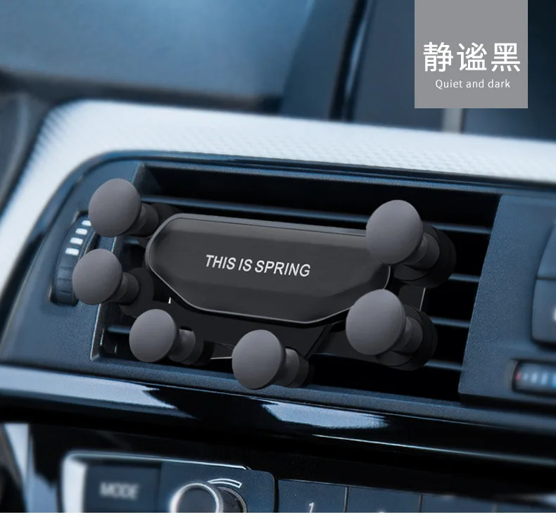 
Top sellers 2020 for amazon Gravity phone holder Universal Mini Air Vent Mobile Cell Stand Car Mount Phone Holder 