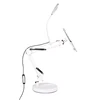 2019 new multifunction adjustable 360 degree rotatable 3.5-7 inch mobile phone holder and stand for table with fill light makeup
