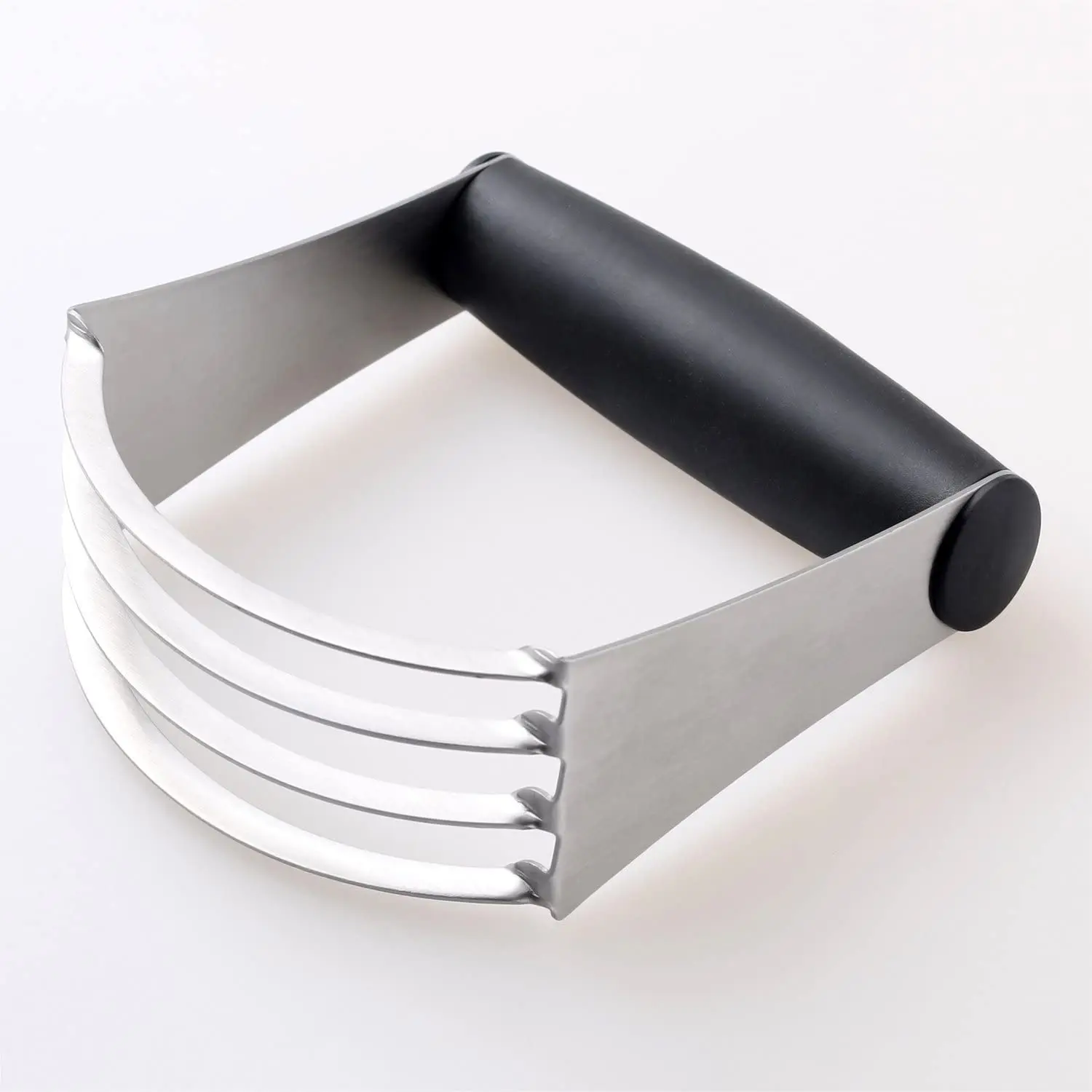 

4 blades PRO Pastry Cutter Stainless Steel Pastry Blender Dishwasher Safe manual Dough Cutter with Non-Slip Handle, Picture showed