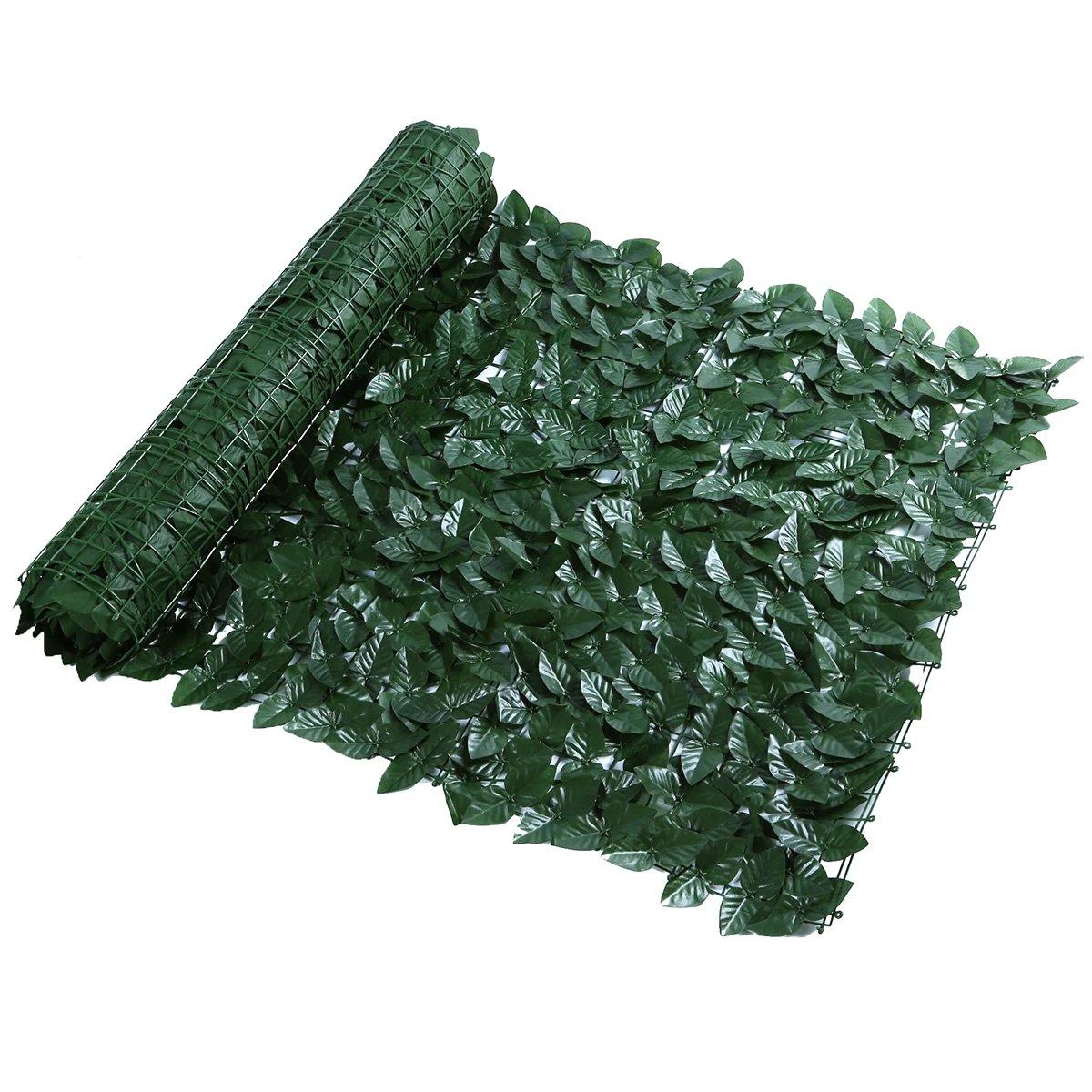 

Anti UV vertical artificial plant wall Wholesale artificial fence privacy fence screen simulation leaf wall decoration