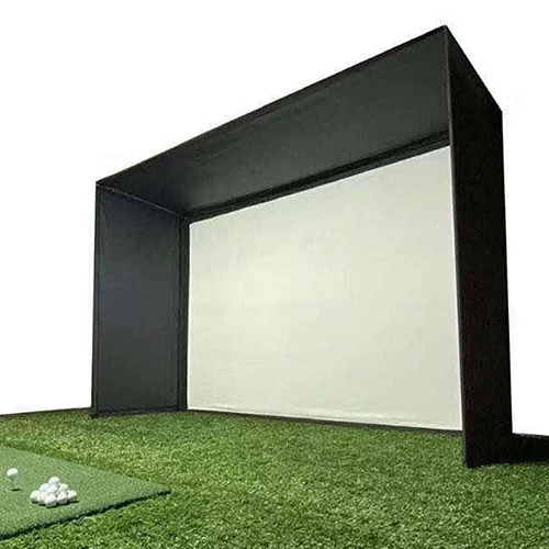 

golf simulator enclosure golf hitting cage with impact screen
