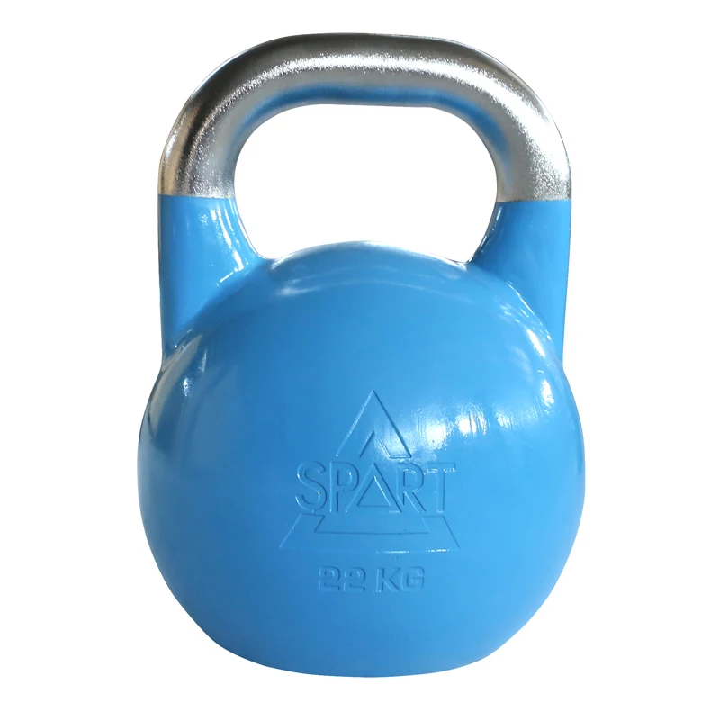 

In Stock Amazon Hot Sale Professional Gym Color Competition Steel Kettlebell Set, Custom color
