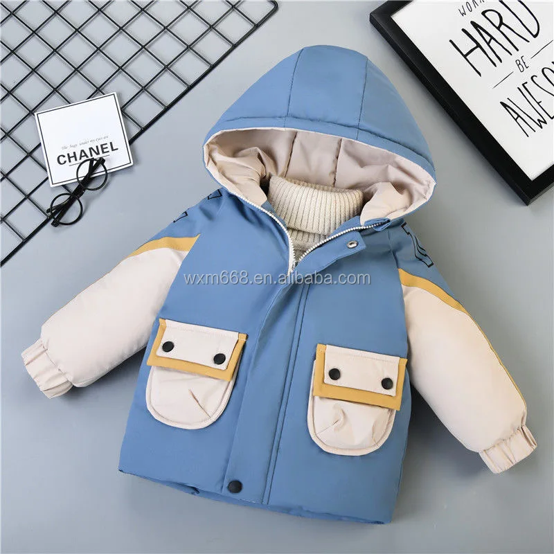 

Competitive Price Children's Warm Coat Down Jacket With Hats For Boys And Girls