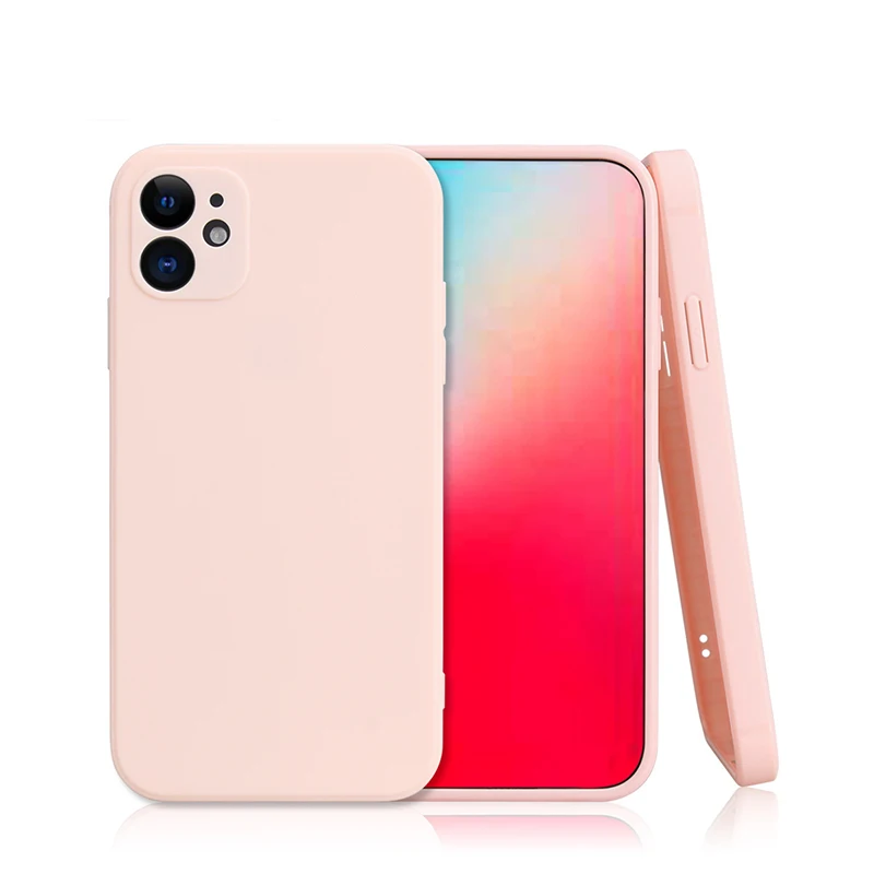 

2021 New Arrival Round Silicone Phone Case Cover for iPhone XR 11 12 Case