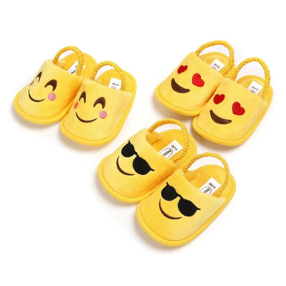 

Yellow Home Shoes Boys New Cotton Cool Kids Baby Winter Slippers