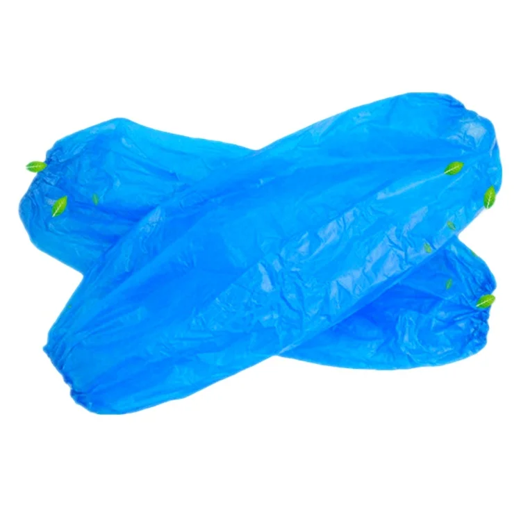 
Plastic PE Oversleeve Protect 100 pcs Disposable Arm Sleeves Covers Waterproof 15.7 Inches light blue 