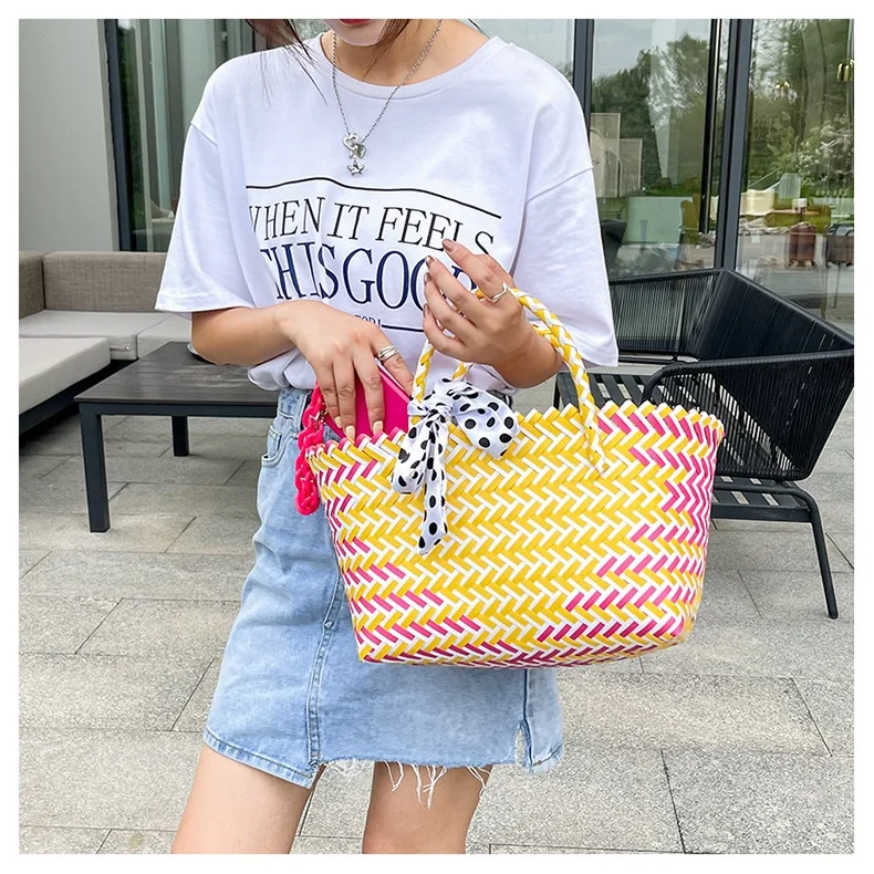 

2021 Fashion New Women Beach Straw Hand Bag bags women handbags ladies purses and handbags luxury women, Customizable