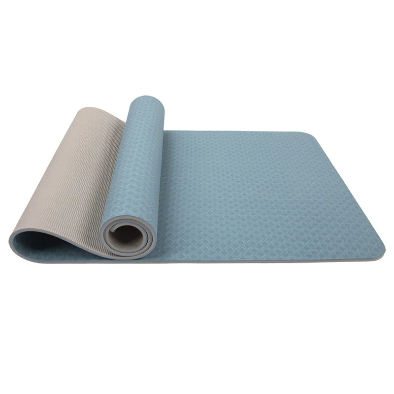 

Anti Slip Outdoor Eco Friendly Double Color TPE Organic Yoga Mat, Customized