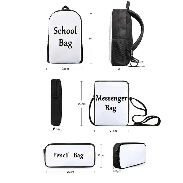 

2021 custom Super handsome pattern kids high school student backpack school bag environmentally friendly polyester school bag, Customized color,printable