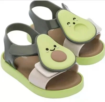 

High Quality Fashion Summer Boys And Girls Sandals Shoes For Children Pvc Shoes Fashion Flat Flower Sandals