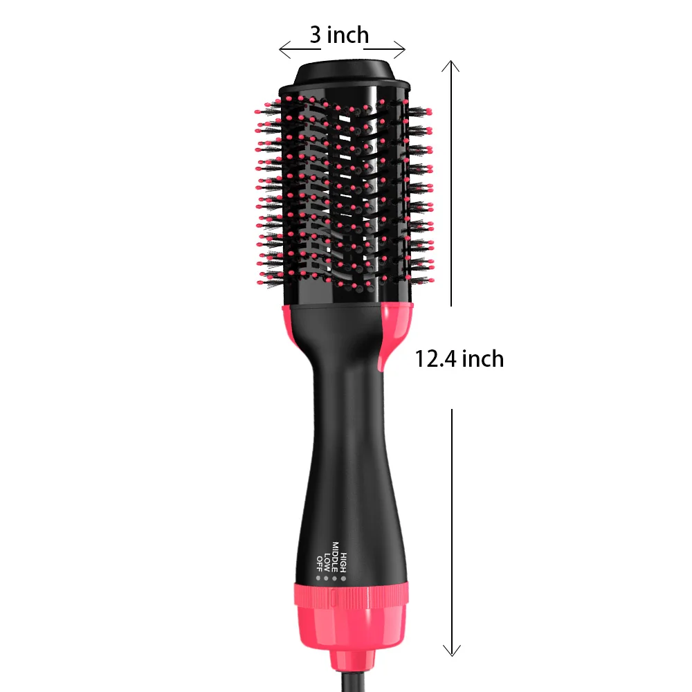 
1000w Hot Air Blow Dryer Brush Professional Straightener Comb Electric Blow Dryer for styling and drying 