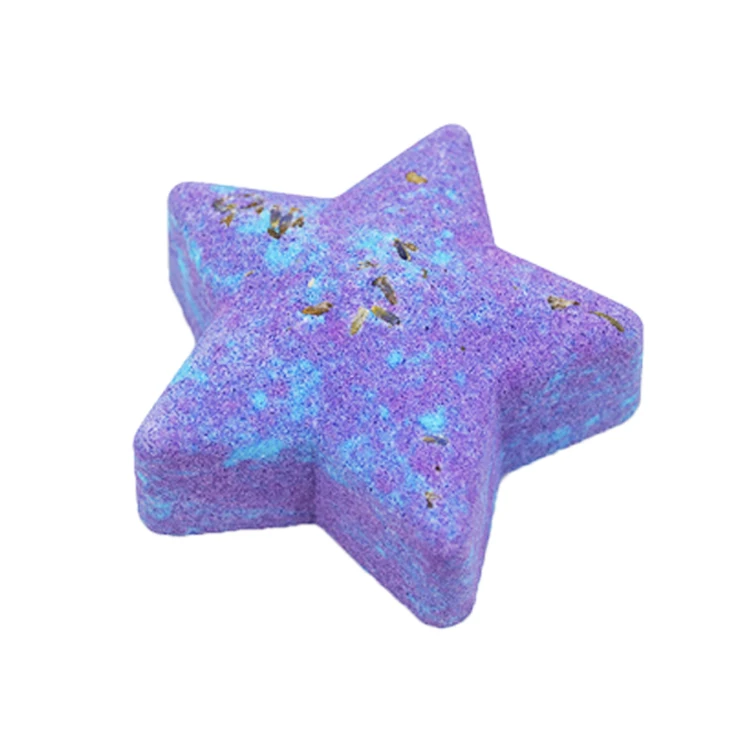 

Wholesale Fizzy Bath Salt Ball natural Oil Five-Pointed Star Bath Bombs, Fruit