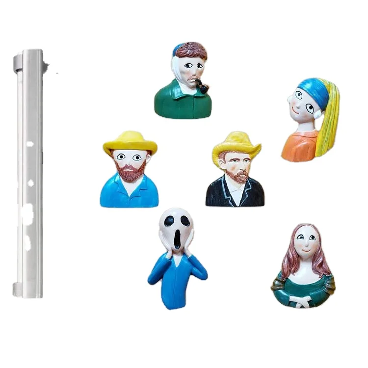 

6PCS Fridge Magnet 3D Resin Fun Refrigerator Magnet Decor Gift