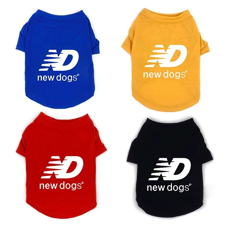 

Drop Ship Thin Breathable XXXS Couture Adidog The Dog Face dog Wear newdogs fashion Luxury Pet Vest Dog Clothes For Summer