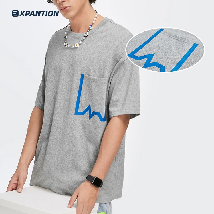 

EXP summer fashion drop shoulder short sleeve cotton factory crew neck high quality tshirt, 2 colors