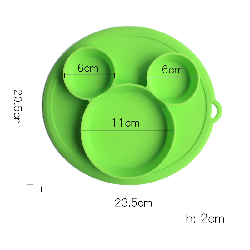 

Cartoon children silicone plates
