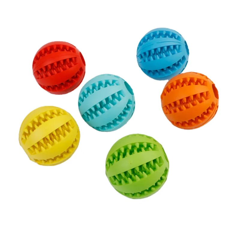 

Durable Pet Cat Dog Chew Food Toy Rubber Indestructible Pet Toys