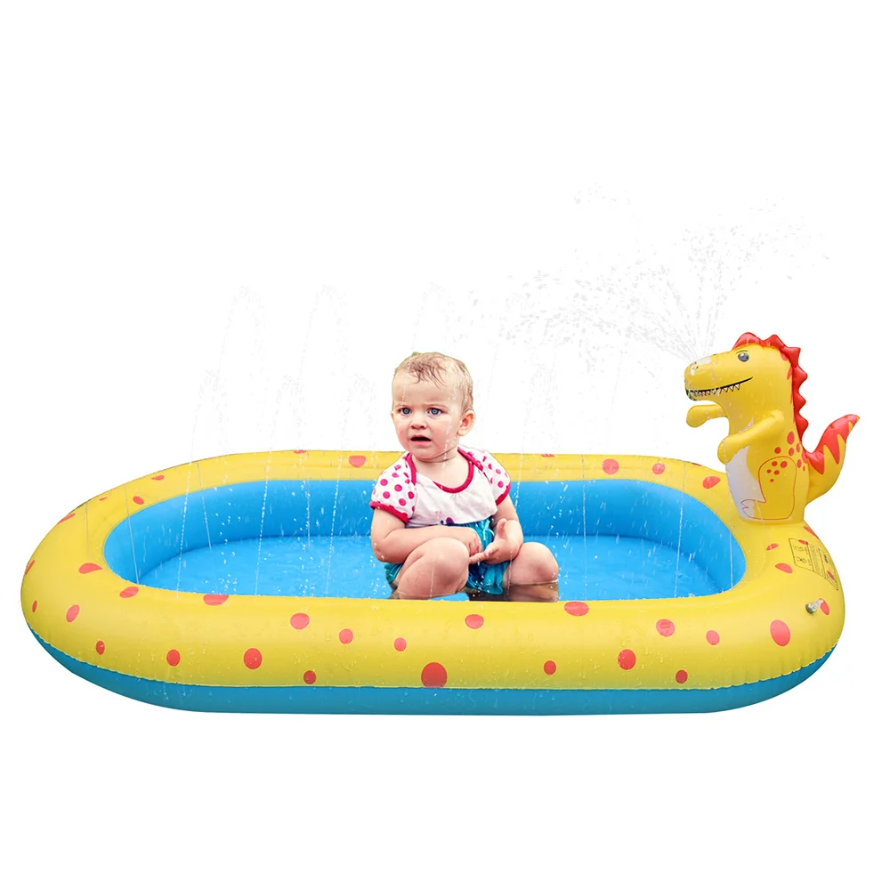 

Children's inflatable sprinkler pool baby outdoor splash pool toddler wading pool fun backyard water toys suitable for kids