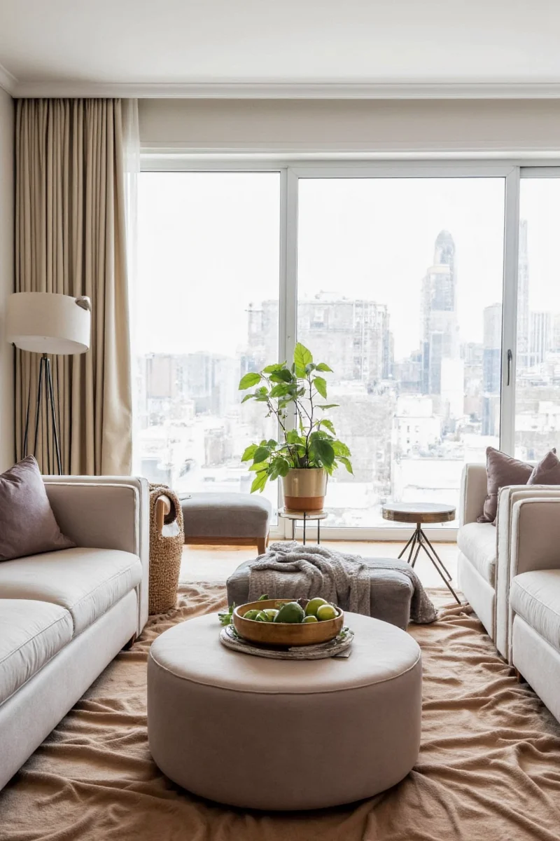 Multi-functional furniture in living room
