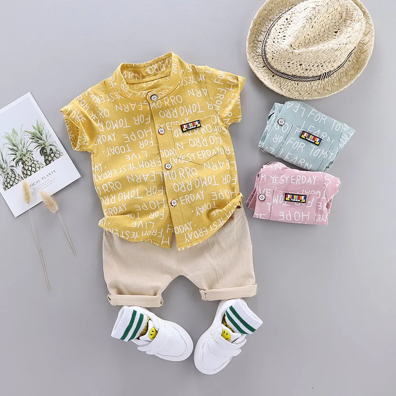 

Wholesale yiwu cheap children's clothes 2 year boys summer clothes baby boy clothing boy shirt, 3 colors