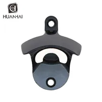 

online wholesale black metal wall mount wine bottle opener