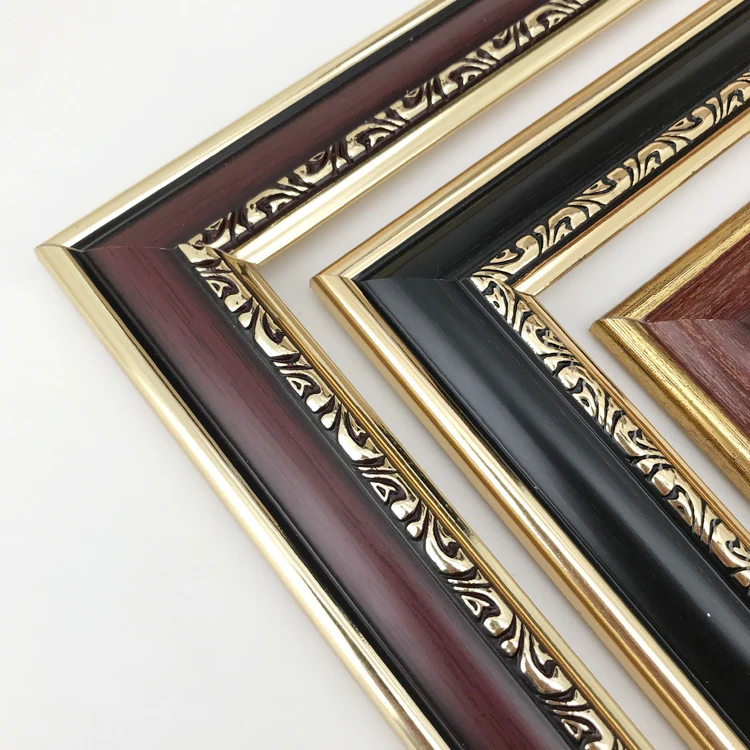 

Factory Wholesale J03707 series PS Picture Frame Profiles 2022 hot sale ps moulding