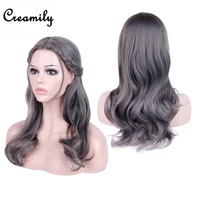 

Hot Colors Cute Curly Long Wave Style Synthetic Wigs Heat Resistant Of Colors,Gray Synthetic Hair Wholesale