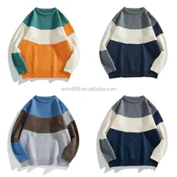 Custom Unisex Pattern Jumpers Knit Pullover Winter
