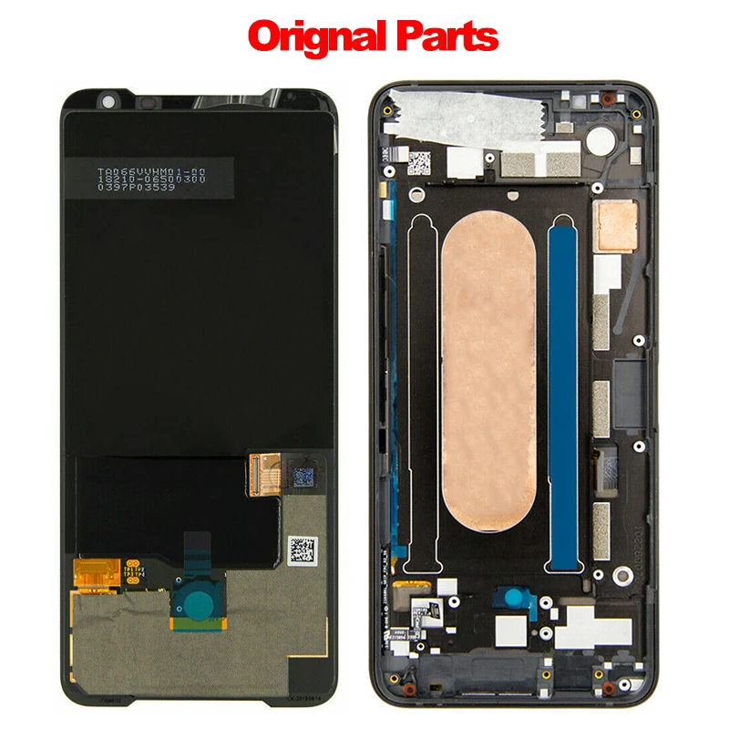 

Original For ASUS ROG 2 ROG2 Phone 2 Phone2 Phone ZS660KL LCD Display Touch Screen Digitizer Assembly With Frame Replacement New