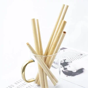 Image of tocked no Minimum Eco friendly laser custom logo nature bamboo drinking straw