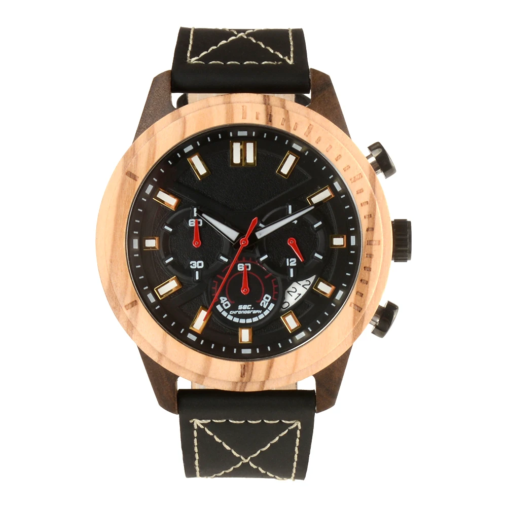

Luxury High Quality Wooden Watch Excel Quartz Watch Japan Men Watch