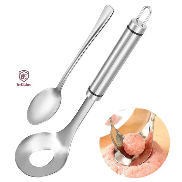 

Stainless Steel Meatball Scoop Meatball Maker with Long Handle for Kitchen Cooking