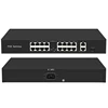 Sunsoont Manufacturer Popular Unmanaged Fast Ethernet switch 100M POE switch 16 port poe switch OEM band