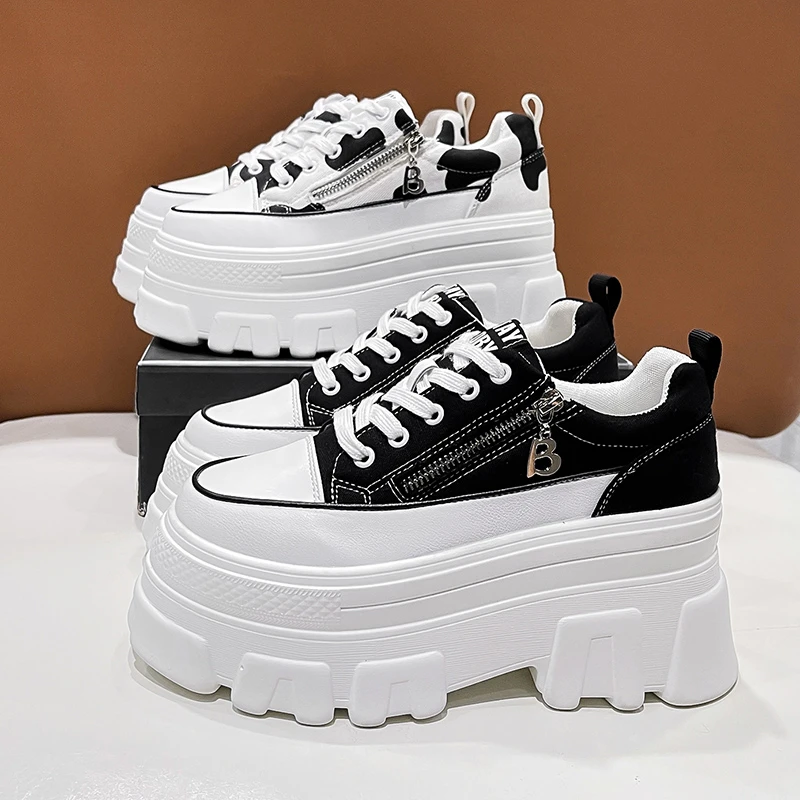 

Women's Height Increasing Sneakers Trending INS Casual Shoes Girl Ladies Outdoors High Platform Support Walking Sport Shoes