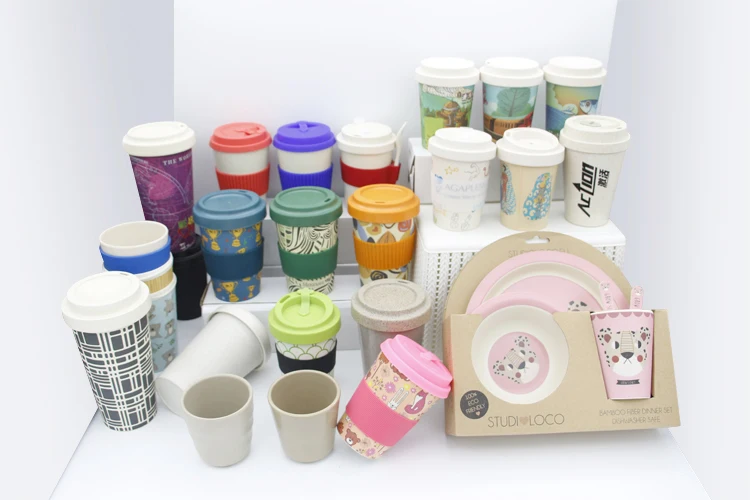 2020 Biodegradable Travel Coffee Mug Nature Reusable Eco Friendly