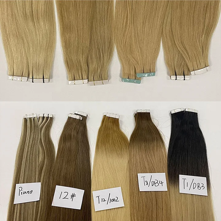 

Wholesale natural hair tape extensions manufacturers in china free sample virgin hair Top Quality tape in hair extensions vendor