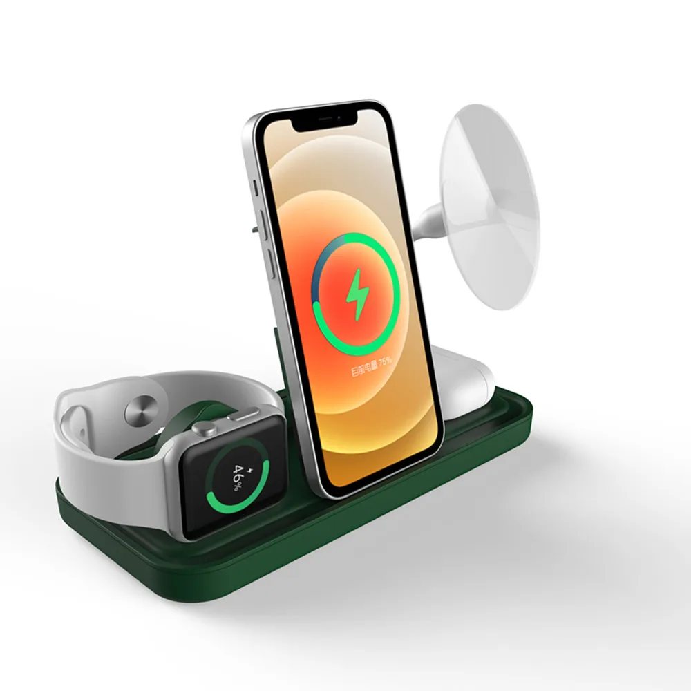 

Betka tecnolog 2020 3 in 1 car wireless charger pad, 3 in 1 wireless charging station for Apple Watch Airpods