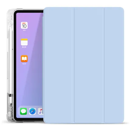 

Soft Transparent TPU Case For iPad Air4 10.9 inch with Pencil Holder and Air Cushion Shockproof