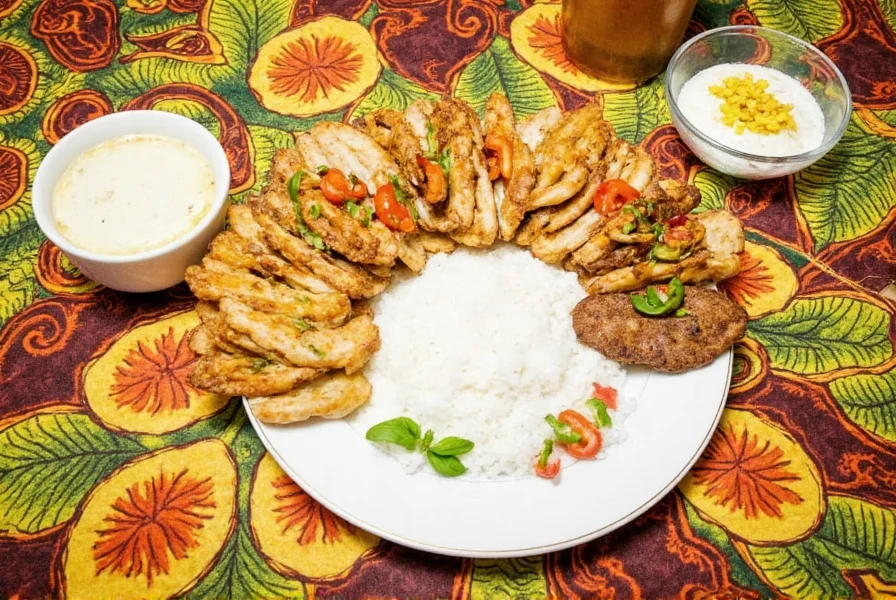 Moroccan couscous with lamb and vegetables