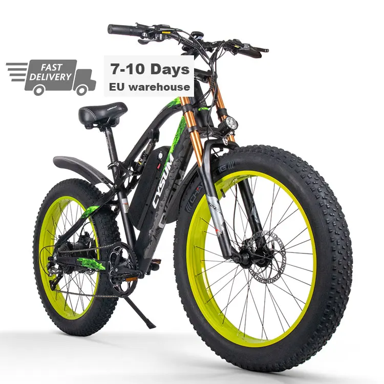 

48V 1000W Electric Bike With 26"x4.0 Fat Tire Ebike Hydraulic Oil Disk Brakes 21 Speed E Bike 1000W