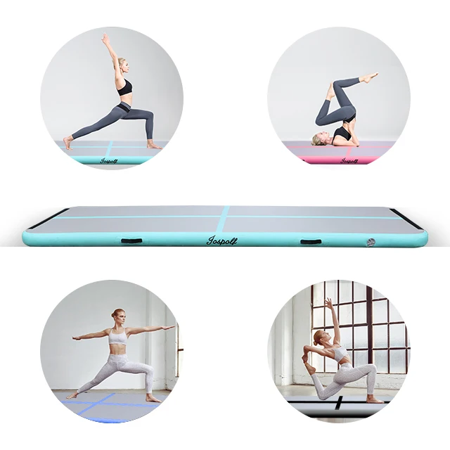 

Wholesale Yoga Mat Rolls Gym Eco Friendly Tumbling Mat Inflatable Air Track Home Air Floor GYM Inflatable Gymnastics Mat