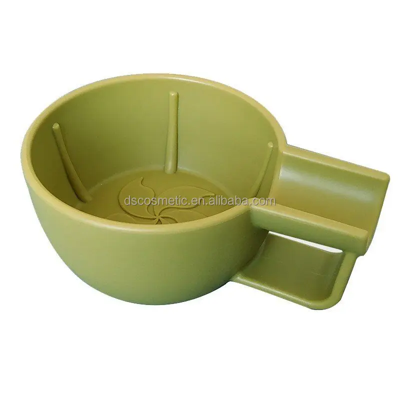 

Dishi PP shaving bowl soap bowl shave mug stand for shaving brush, Black