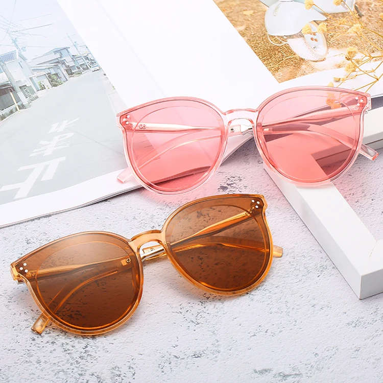 

2020 New Arrivals Cheap Woman Men Round Rivet Frames Temple Sunglasses Sun Glasses