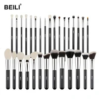 

Beili New Arrival 30pcs Luxury White/Black cosmetic brush Custom logo Make up brush tool