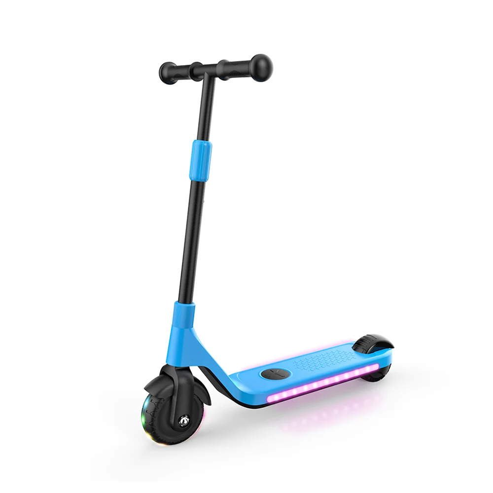 

Factory Wholesale Electric Kids Pedal Scooter kids electric scooter europe us warehouse free shipping, Black, white, pink, blue, customized