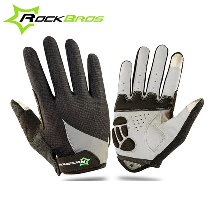 

ROCKBROS Motocross Full Finger Gloves Touch Screen Gloves Cheap Wind-proof Water-proof Gloves, Black, blue, red