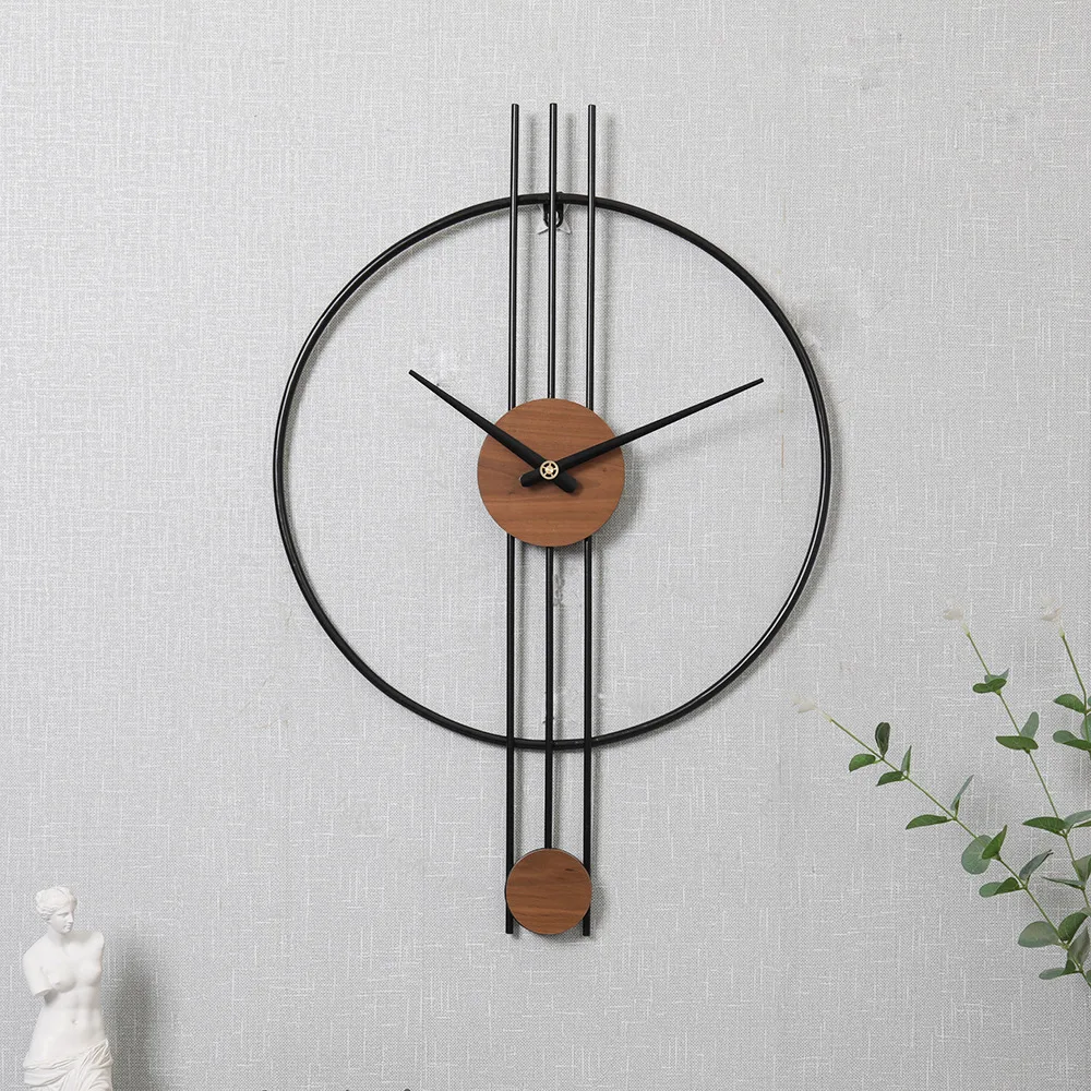 

Decorative Luxury Nordic Creative Art Simple Clock Living Room Handmade Wall Watch Amazon Hot Products Bulk Wall Clock