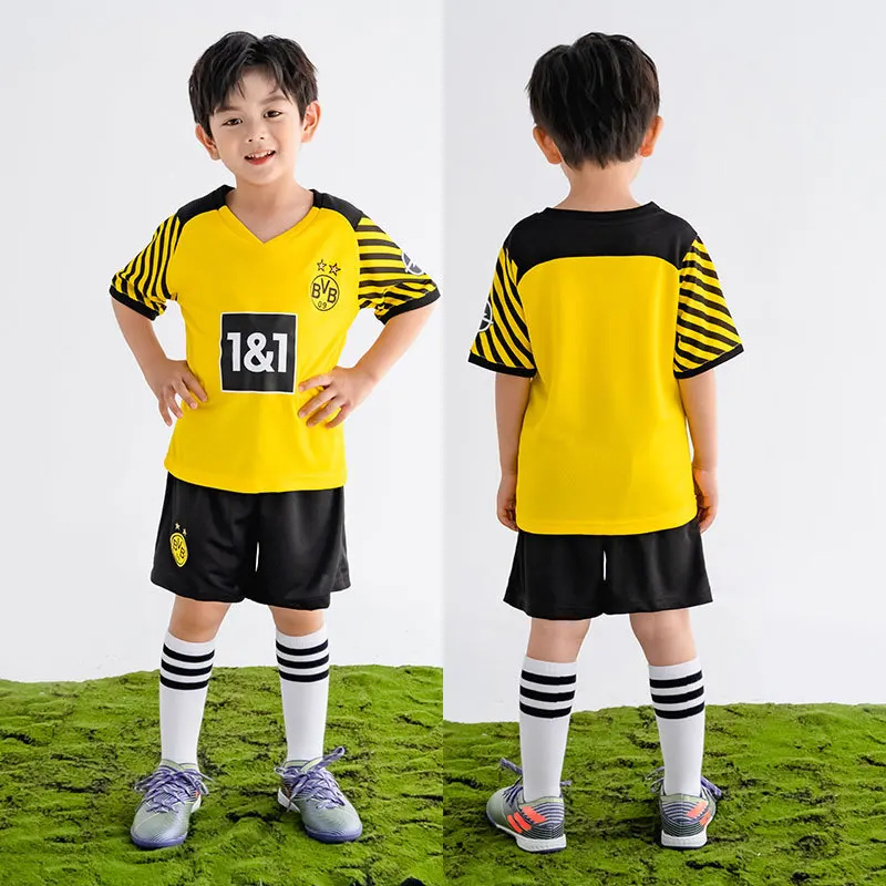 

Kids Short Sleeve Football Uniforms Soccer Children Fitness Tracksuit Sport T shirt kids jersey, Custom color